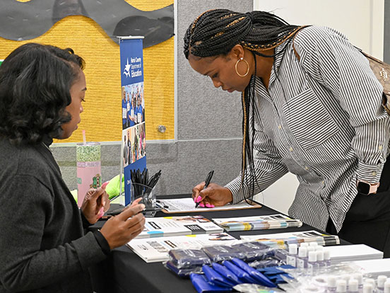  This is a photo from the HCDE Schools Job Fair